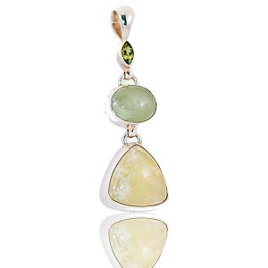Prehnite Aquamarine Peridot