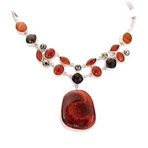 Fire Agate Necklace
