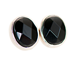 Black Agate Earrings