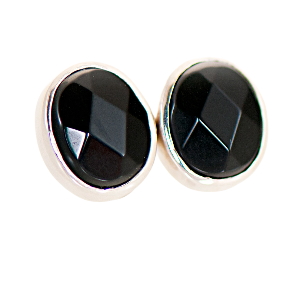 Black Agate Earrings