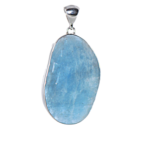 Aquamarine Pendant of Atlantis Set in Silver